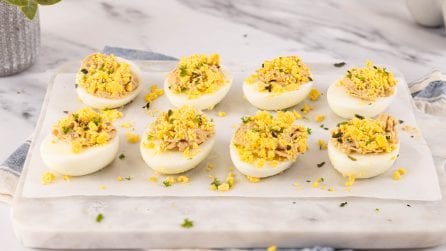 MIMOSA EGGS: the quick and tasty appetizer to celebrate Women's Day!