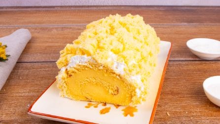 ITALIAN MIMOSA ROLL: the delicious dessert for Women's Day!