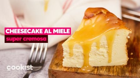Cheesecake al miele: super soffice e golosa!