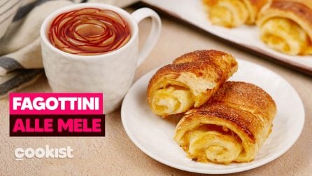 Fagottini di mele: perfetti da servire con il tè!