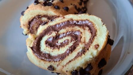 Rotolo al cioccolato: un dessert veloce e davvero goloso