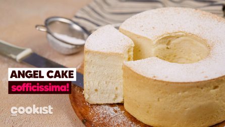 Angel cake: la torta americana super soffice fatta con gli albumi!