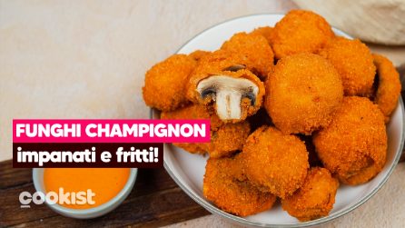 Funghi champignon impanati e fritti: come preparare un contorno ancora più delizioso!
