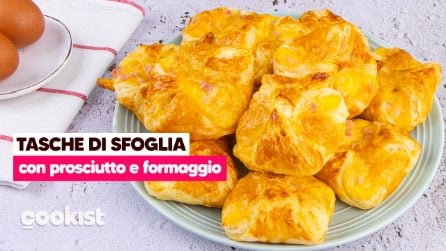 Tasche di sfoglia: l’idea sfiziosa come antipasto!