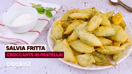Salvia fritta in pastella: croccante e super saporita!