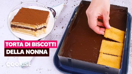 Torta di biscotti della nonna: il dolce senza cottura goloso e semplice da preparare!