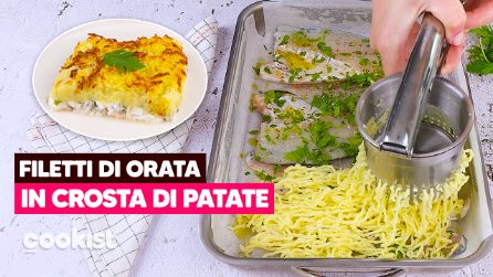 Orata in crosta di patate: il secondo piatto facile e molto gustoso!