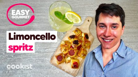 Limoncello spritz e sfogliatine saporite: l'idea per un antipasto facile e veloce