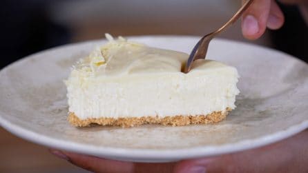 Cheesecake bianca: la ricetta del dolce facile e goloso