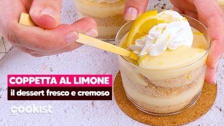 Coppette al limone: il dessert monoporzione fresco e cremoso!