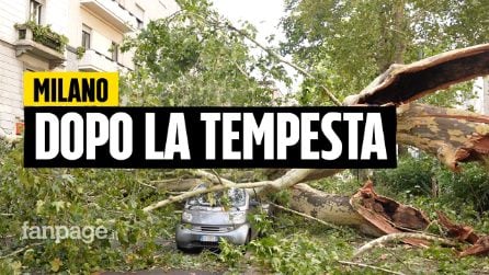 Temporale nella notte a Milano, i cittadini: "Sembrava l'apocalisse, ora la città è devastata"