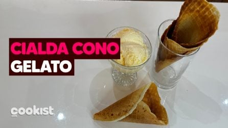 Cialda cono gelato fatta in casa: la ricetta semplice e veloce