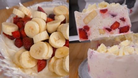 Torta gelato alla frutta: la ricetta del dessert delizioso senza cottura