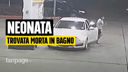 Va nel bagno della stazione di servizio, esce dopo 15 minuti e va via: dentro trovano neonata morta