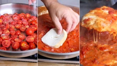 Provola alla pizzaiola: il secondo piatto veloce, semplice e squisito