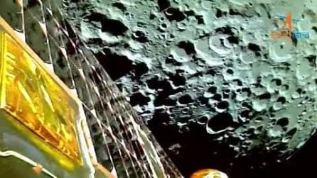La Luna da vicino, le prime spettacolari immagini di Chandrayaan-3