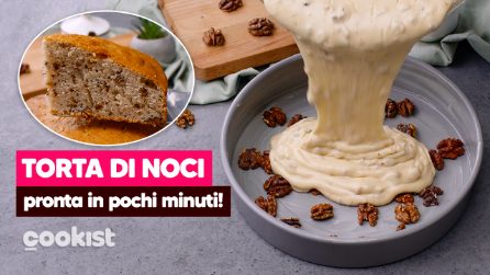 Torta di noci facile e veloce: il dolce soffice come lo faceva la nonna