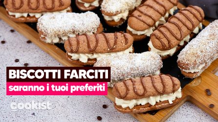 Biscotti al cacao con mascarpone, cocco e caffè: saranno i tuoi preferiti!