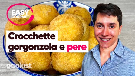 Crocchette gorgonzola e pere