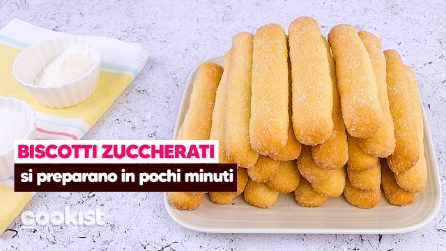 Biscotti zuccherati: si preparano in pochissimi minuti!