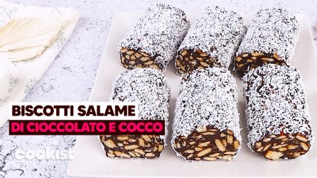 Biscotti senza cottura con cioccolato e cocco: si preparano in pochi minuti senza forno