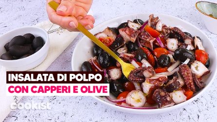 Insalata di polpo con capperi e olive: il fantastico antipasto di mare semplice da fare!
