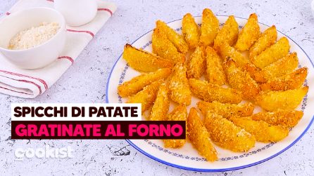 Spicchi di patate gratinate al forno: dorate e croccanti!