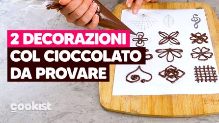 2 Decorazioni di cioccolato FACILI E BELLISSIME ✨