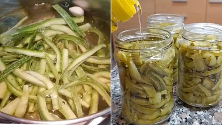 Zucchine sott'olio: la ricetta della gustosa conserva