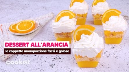 Dessert all’arancia: le coppette monopozione facili e golose!