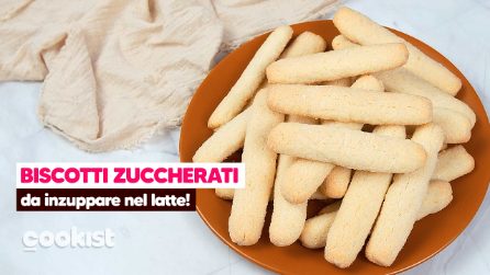 Biscotti zuccherati: perfetti da inzuppare nel latte o per una merenda golosa!