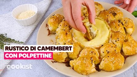 Rustico di camembert con polpettine: un'idea facile e sfiziosa per una cenetta facile e veloce