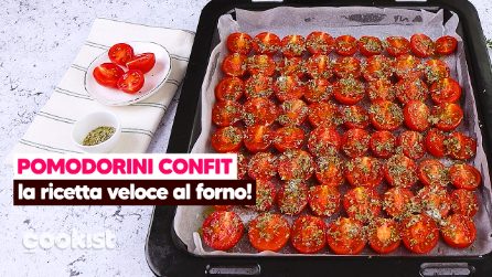 Pomodorini confit: il contorno facile e saporito che si prepara in pochi passi