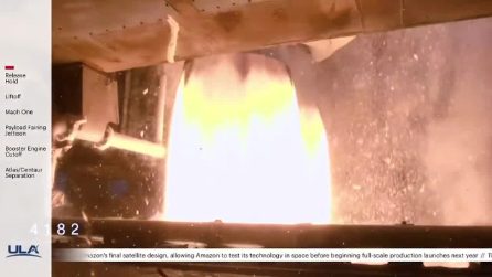 Amazon lancia il suo primo satellite: il video della partenza