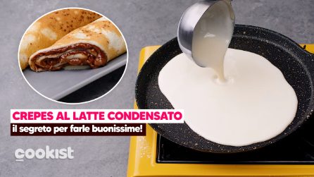 Crêpes al latte condensato: il segreto per farle morbide e buonissime!