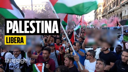 A Roma manifestazione a sostegno della Palestina: "A Gaza c'è un genocidio"