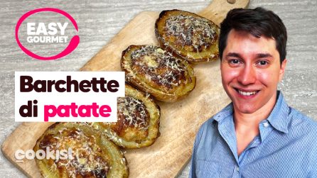 Barchette di patate ripiene di salsiccia e stracchino: facili e super sfiziose!