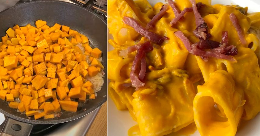 Pasta con crema di zucca e speck: un delizioso primo piatto