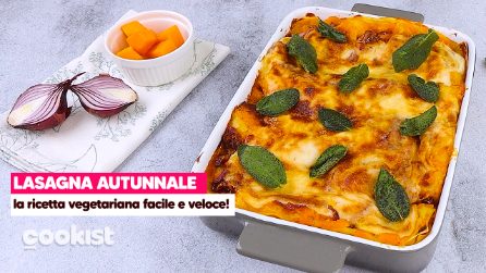 Lasagna con la zucca: la ricetta autunnale facile e saporita