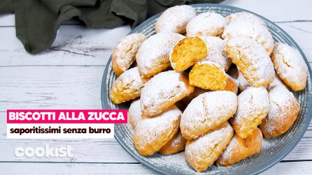 Biscotti alla zucca: la ricetta dei dolcetti morbidi e golosi senza burro