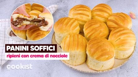 Panini sofficissimi ripieni con crema di nocciole: non potrai più farne a meno!