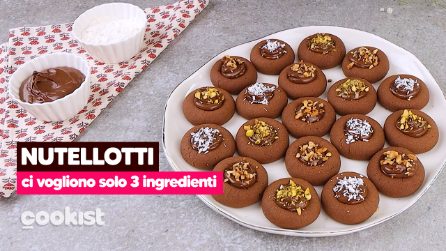 Ci vogliono soltanto 3 ingredienti per fare questi fantastici Nutellotti!