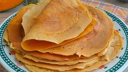 Crepes con farina di zucca: la golosissima ricetta senza uova