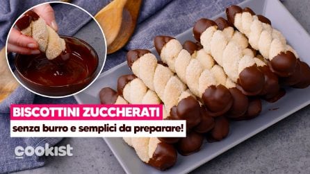 Questi biscotti senza burro sono semplicissimi da preparare!