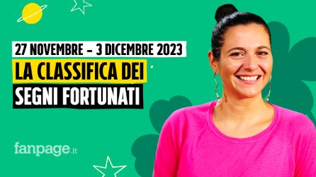 Oroscopo, la classifica dei segni più fortunati della settimana dal 27 novembre al 3 dicembre 2023
