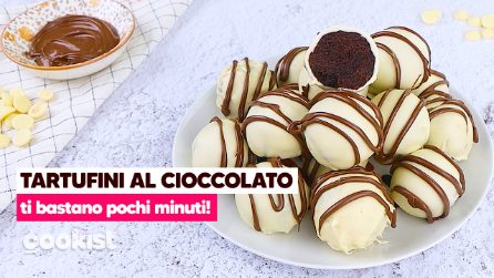 Tartufini al cioccolato: ti basteranno pochi minuti per questi dolcetti irresistibili