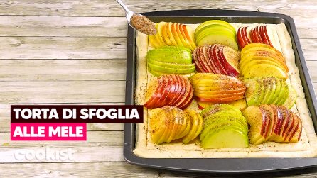Torta di sfoglia alle mele: colorata e super buona!