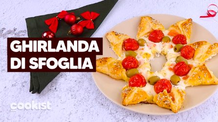 Ghirlanda di sfoglia: il bellissimo rustico natalizio per deliziare i tuoi ospiti!