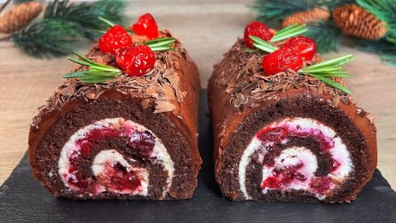 Tronchetto all'amarena: la ricetta del bellissimo dolce per le feste