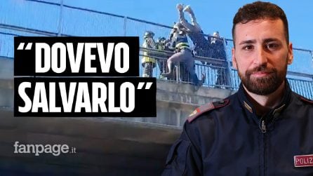 "Alla fine mi ha abbracciato": parla il poliziotto che ha salvato un uomo dal suicidio